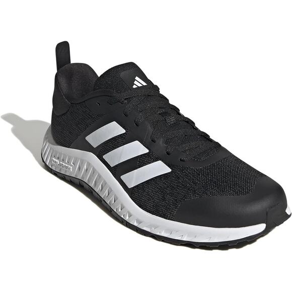 NWT adidas Unisex Everyset Training Sneaker, Black/White- 12 Men - Picture 1 of 6